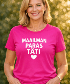 Hauska t-paita: Maailman paras täti