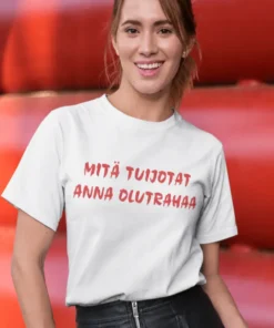 Hauska t-paita Anna olutrahaa lahja synttäreille tai polttareihin