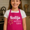 Esiliina Keittiön tähti nimellä, jossa teksti Sofija keittiön tähti