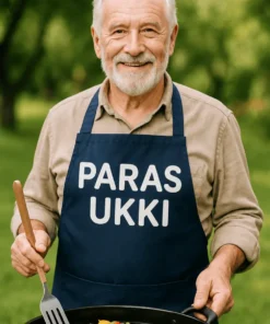 Esiliina Paras ukki lahja synttäreille ukille, joka rakastaa grillausta ja kokkailua