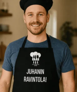 Esiliina Ravintola nimellä tekstillä JUHANIN RAVINTOLA!