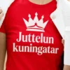 Hauska t-paita Juttelun kuningatar hauskalla lahjaidealla
