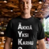Hauska t-paita Äkkiä yksi Karhu, humoristinen olutaiheinen printtipaita lahjaksi