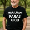 Hauska t-paita Maailman paras ukki lahjaksi ukille, painatuksella MAAILMAN PARAS UKKI