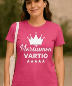 Hauska t-paita Morsiamen vartio lahjaksi polttareihin ja hääporukalle