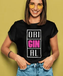 Hauska t-paita Omaperäinen ORI GIN AL -painatuksella