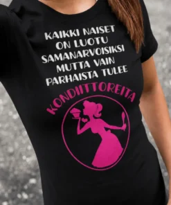 Hauska t-paita Parhaista tulee kondiittoreita lahjaksi kondiittorille