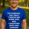 Hauska t-paita Polttarivitsi häihin, humoristinen polttaripaita hauskalla painatuksella