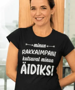 Hauska t-paita Rakkaimmat kutsuvat äidiksi lahjaksi äidille