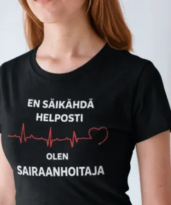 Hauska t-paita Sairaanhoitaja ei säikähdä lahjaksi sairaanhoitajalle