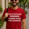 Hauska t-paita Tulevaisuuden panomies humoristisella painatuksella lahjaksi