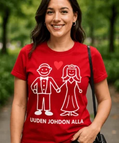 Hauska t-paita Uuden johdon alla lahjaksi humoristisella painatuksella