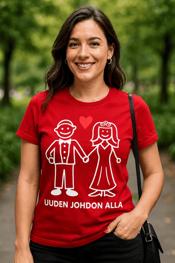 Hauska t-paita Uuden johdon alla lahjaksi humoristisella painatuksella
