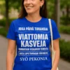 Hauska t-paita Viattomat kasvit humoristisella vegaaniaiheisella painatuksella
