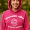 Huppari Luonnostaan makea hauskalla tekstillä luonnostaan makea (ei lisättyä sokeria)