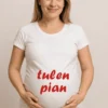 Äitiys t-paita Tulen pian, hauska lahja baby showeriin tai synttäreille