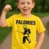 Lasten t-paita Palomies, jossa teksti PALOMIES