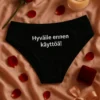 Naisten alusvaatteet Hyväile ennen käyttöä lahja polttareihin tai synttäreille