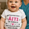 Vauvan body Halailen äitiä koko päivän hauskalla äitiaiheella