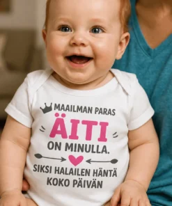 Vauvan body Halailen äitiä koko päivän hauskalla äitiaiheella