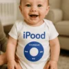 Vauvan body iPood hauskalla iPood K CHANGE ME K IK -painatuksella