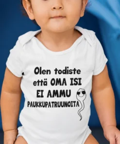 Vauvan body Isi ei ammu tyhjää hauskalla tekstiprintillä lahjaksi isälle