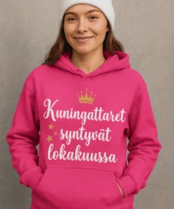 Villapaita Kuningattaret syntyvät lokakuussa hauskalla lahjapainatuksella