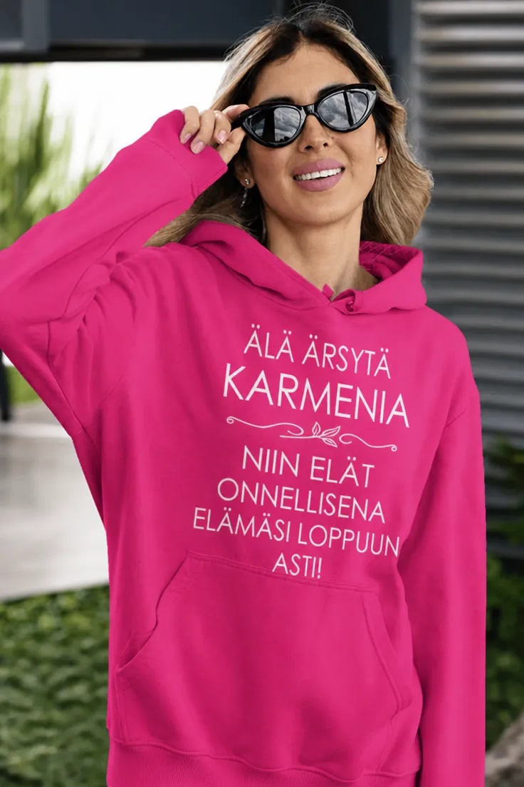 Villapaita Älä ärsytä nimellä hauskalla tekstiprintillä lahjaksi
