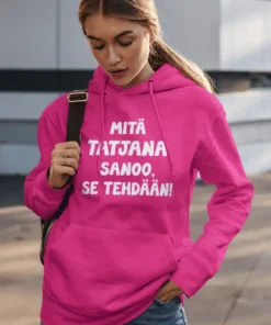 Villapaita Mitä sanon se tehdään nimellä hauska lahjapaita nimellä Tatjana