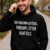Villapaita Parempi olla ajattelematta -aiheinen hauska lahjapaita