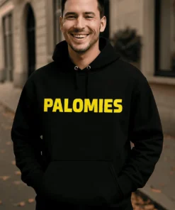 Villapaita Pelastaja tekstillä t-paita painatuksella PALOMIES